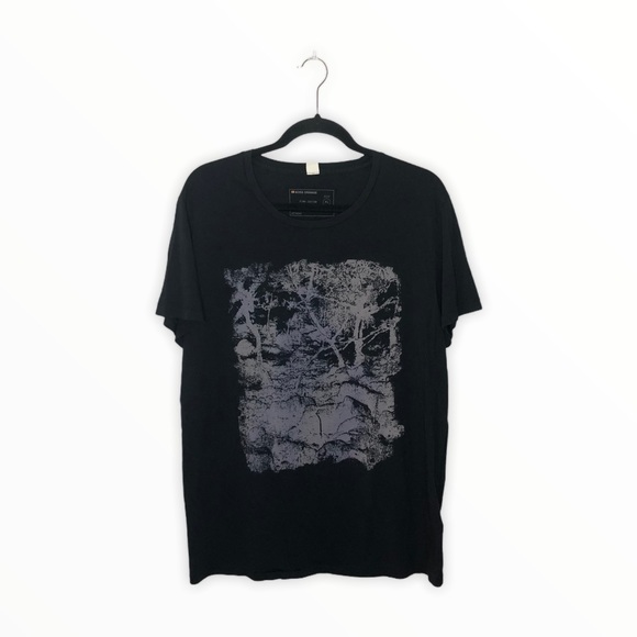 orange and black graphic tees